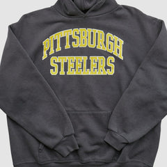 Pittsburgh Steelers NFL 2000s Hooded Pullover Sweatshirt Black Vintage | Fanatics