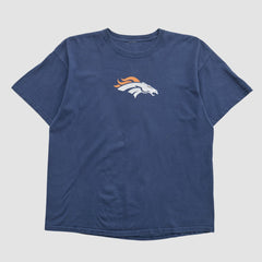 Denver Broncos 2000s T-shirt Navy Vintage | Fanatics