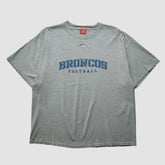 Denver Broncos NFL 2000s T-shirt Heather Gray Vintage | Fanatics