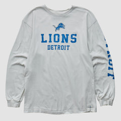 Detroit Lions NFL 2000s Long Sleeve T-shirt White Vintage | Fanatics