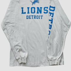 Detroit Lions NFL 2000s Long Sleeve T-shirt White Vintage | Fanatics