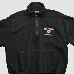 Miami Dolphins Champion 2000s 1/4 Zip Sweatshirt Black Vintage | Fanatics