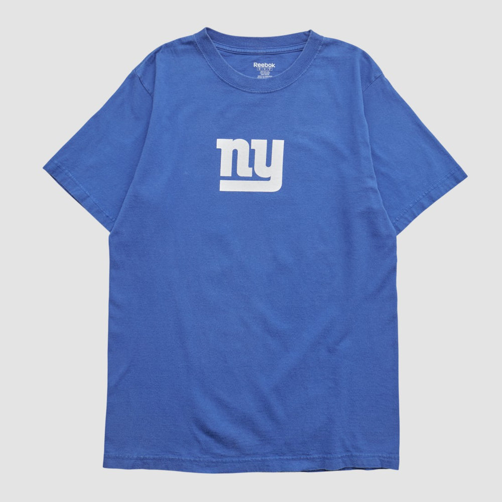 New York Giants Reebok 2000s T-shirt Blue Vintage | Fanatics