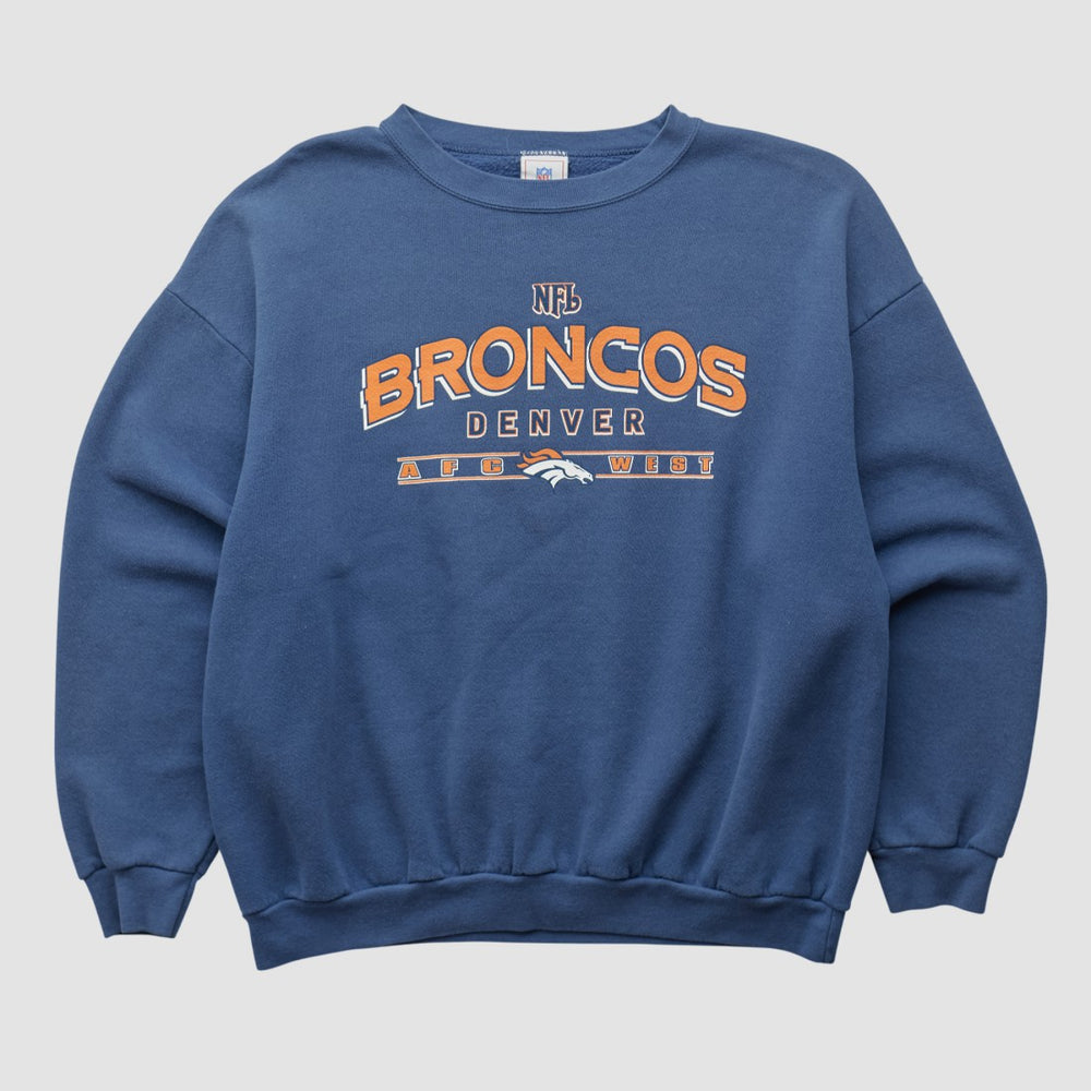Denver Broncos NFL 2000s Pullover Sweatshirt Navy Vintage | Fanatics