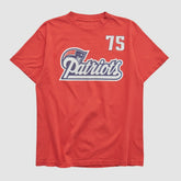 New England Patriots Reebok 2000s T-shirt Red Vintage | Fanatics