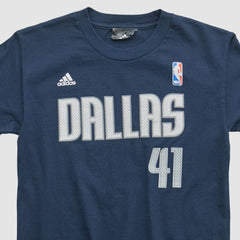Dallas Mavericks 2010s T-shirt Navy Vintage - NBA