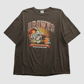 Cleveland Browns NFL 2000s T-shirt Brown Vintage | Fanatics