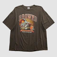 Cleveland Browns NFL 2000s T-shirt Brown Vintage | Fanatics