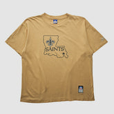 New Orleans Saints Reebok 2000s T-shirt Tan Vintage | Fanatics