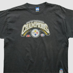 Pittsburgh Steelers Reebok 2005 T-shirt Black Vintage | Fanatics