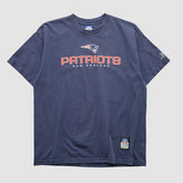 New England Patriots Reebok 2000s T-shirt Navy Vintage | Fanatics