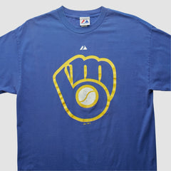 Milwaukee Brewers Majestic 2000s T-shirt - MLB