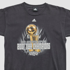 San Antonio Spurs 2007 T-shirt Black Vintage - NBA