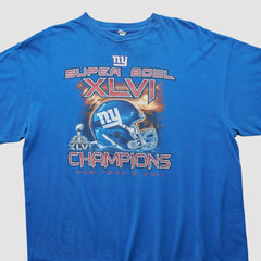 New York Giants Delta 2012 T-shirt Blue Vintage | Fanatics