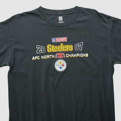 Pittsburgh Steelers NFL 2007 Long Sleeve T-shirt Black Vintage | Fanatics