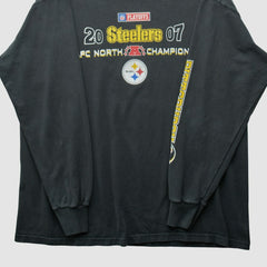Pittsburgh Steelers NFL 2007 Long Sleeve T-shirt Black Vintage | Fanatics
