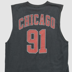 Chicago Bulls 90s Tank Black Vintage - NBA