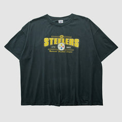 Pittsburgh Steelers NFL 2000s T-shirt Black Vintage | Fanatics
