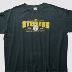 Pittsburgh Steelers NFL 2000s T-shirt Black Vintage | Fanatics