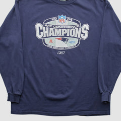 New England Patriots Delta 2004 Long Sleeve T-shirt Navy Vintage | Fanatics