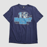 Mehmet Okur UNK 2000s T-shirt Navy Vintage - NBA