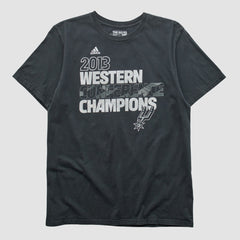 San Antonio Spurs 2013 T-shirt Black Vintage - NBA