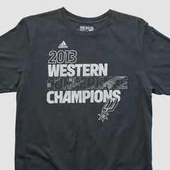 San Antonio Spurs 2013 T-shirt Black Vintage - NBA