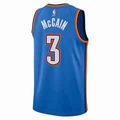 Jared McCain Oklahoma City Thunder Unisex Swingman Jersey Icon Edition Blue - NBA
