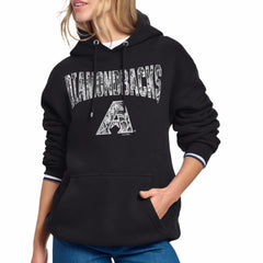 Arizona Diamondbacks Starter Women's Lace Team Lockup Fleece Hoodie - MLB