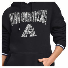 Arizona Diamondbacks Starter Women's Lace Team Lockup Fleece Hoodie - MLB