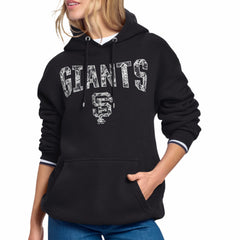 San Francisco Giants Starter Women's Lace Team Lockup Fleece Hoodie - MLB