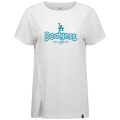 Los Angeles Dodgers Levelwear Women's Blue Haven Influx Cornerstone T-Shirt - MLB