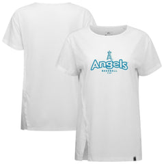 Los Angeles Angels Levelwear Women's Blue Haven Influx Cornerstone T-Shirt - MLB