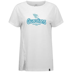 Cleveland Guardians Levelwear Women's Blue Haven Influx Cornerstone T-Shirt - MLB