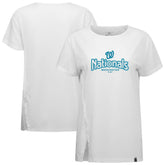 Washington Nationals Levelwear Women's Blue Haven Influx Cornerstone T-Shirt - MLB