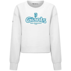 San Francisco Giants Levelwear Women's Judd Cornerstone Cropped Sweatshirt - MLB