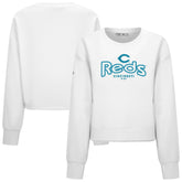 Cincinnati Reds Levelwear Women's Judd Cornerstone Cropped Sweatshirt - MLB