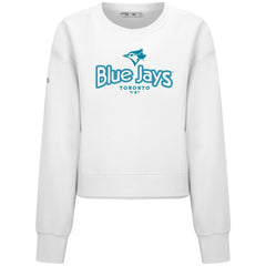 Toronto Blue Jays Levelwear Women's Judd Cornerstone Cropped Sweatshirt - MLB