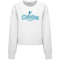 Baltimore Orioles Levelwear Women's Judd Cornerstone Cropped Sweatshirt - MLB