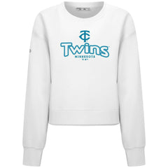 Minnesota Twins Levelwear Women's Judd Cornerstone Cropped Sweatshirt - MLB