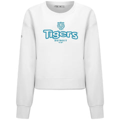 Detroit Tigers Levelwear Women's Judd Cornerstone Cropped Sweatshirt - MLB