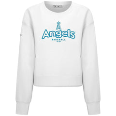 Los Angeles Angels Levelwear Women's Judd Cornerstone Cropped Sweatshirt - MLB
