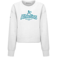 Athletics Levelwear Women's Judd Cornerstone Cropped Sweatshirt - MLB