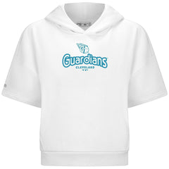 Cleveland Guardians Levelwear Women's Amber Short Sleeve Cornerstone Hoodie - MLB