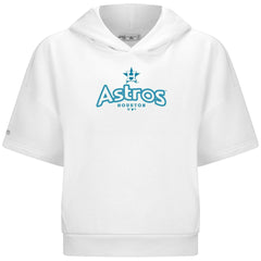 Houston Astros Levelwear Women's Amber Short Sleeve Cornerstone Hoodie - MLB