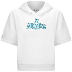Athletics Levelwear Women's Amber Short Sleeve Cornerstone Hoodie - MLB