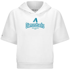 Arizona Diamondbacks Levelwear Women's Amber Short Sleeve Cornerstone Hoodie - MLB