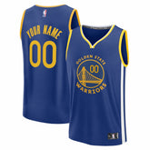 Golden State Warriors Fast Break Custom Jersey Icon Editi- Royal - NBA