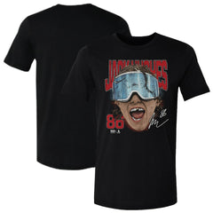 Jack Hughes US Men's Hockey 500 Level Goggles T-Shirt - Black - NHL