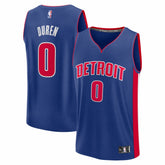 Jalen Duren Detroit Pistons Fast Break Replica Jersey Icon Editi- Blue - NBA